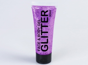 UV Glitter Gel Tube purple 30 ml