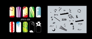 Disegno per le unghie (aerografo nail art) Fengda JFH12-229