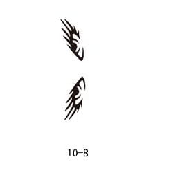 Disegno per glitter tattoo Fengda 10-08