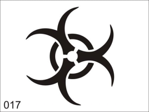 Disegno di tatuaggio aerografo V017