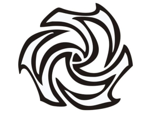 Disegno di tatuaggio aerografo M033