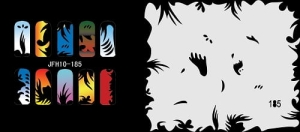 Disegno per le unghie (aerografo nail art) Fengda JFH10-185