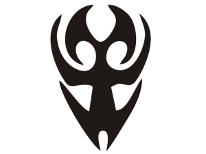 Disegno di tatuaggio aerografo V028