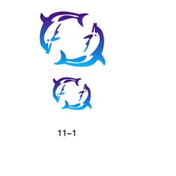 Disegno per glitter tattoo Fengda 11-01