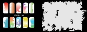 Disegno per le unghie (aerografo nail art) Fengda JFH10-194