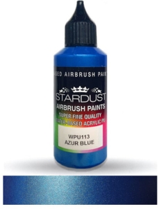 Stardust WPU113 Airbrush PU 1K RC Metallic Color INTENSE AZUR BLUE 60ml
