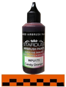 Stardust WPU175 Airbrush PU 1K RC CANDY Color ORANGE 60ml