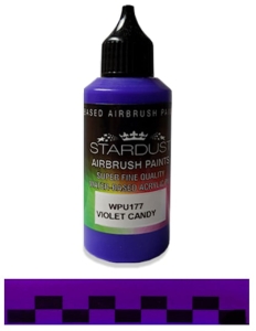 Stardust WPU177 Airbrush PU 1K RC CANDY Color PURPLE 60ml