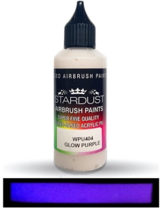 Stardust WPU404 Airbrush PU 1K RC GLOW IN THE DARK Color GLOW PURPLE 60ml