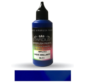 Stardust WPU513 Airbrush PU 1K RC GLOSS LACQUERS Vernice Color BLUE 60ml