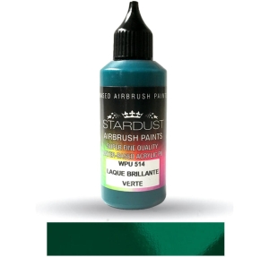 Stardust WPU514 Airbrush PU 1K RC GLOSS LACQUERS Vernice Color GREEN 60ml