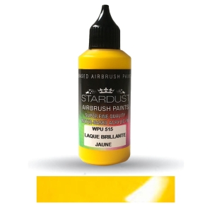 Stardust WPU515 Airbrush PU 1K RC GLOSS LACQUERS Vernice Color YELLOW 60ml