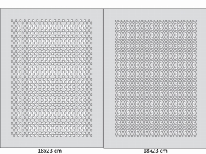 ARTOOL FH CFFX 1 Carbon Fiber FX (2 pcs.) Freehand Airbrush Templates by Chris Cruz
