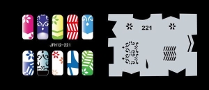 Disegno per le unghie (aerografo nail art) Fengda JFH12-221