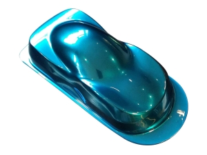 Set CANDY2-O 4657 Caribe Blue 60ml + 4030 Balancing Clear 60ml + over W357 Quicksilver Chrome 60ml