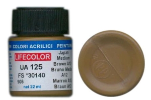 Colore LifeColor UA125 mimetic japan medium brown a12