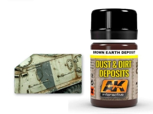 AK Weathering AK4063 BROWN EARTH DEPOSIT (35ml)