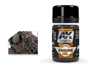 AK AIR Weathering AK2019 AIRCRAFT ENGINE OIL (35ml)