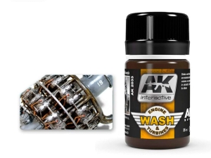AK AIR Weathering AK2033 WASH FOR AIRCRAFT ENGINE (35ml)