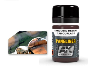 AK AIR Weathering AK2073 Paneliner for sand and desert camouflage (35ml)