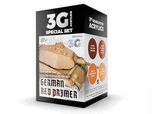AK Acrylics 3Gen AVF SET AK11641 MODULATION GERMAN RED PRIMER 3G (4x17ml)