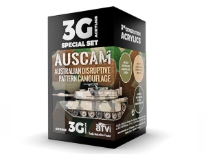 AK Acrylics 3Gen AVF SET AK11649 AUSCAM COLORS SET 3G (3x17ml)