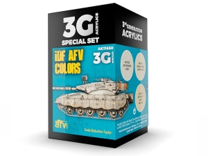 AK Acrylics 3Gen AVF SET AK11650 IDF AFV COLOR COMBOS (3x17ml)