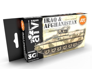 AK Acrylics 3Gen AVF SET AK11655 IRAQ & AFGHANISTAN 3G (6x17ml)