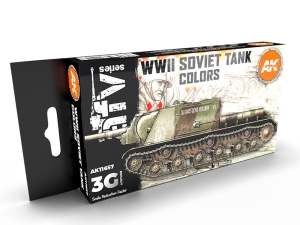 AK Acrylics 3Gen AVF SET AK11657 SOVIET CAMOUFLAGES 3G (6x17ml)