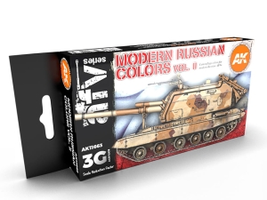 AK Acrylics 3Gen AVF SET AK11663 MODERN RUSSIAN COLOURS VOL 2 3G (6x17ml)