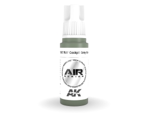 AK Acrylics 3Gen AIRCRAFT AK11847 RAF Cockpit Grey-Green (17ml)