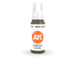 AK Acrylics 3Gen AK11151 Brownish Green (17ml)