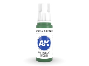 AK Acrylics 3Gen AK11204 Emerald Metallic Green (17ml)