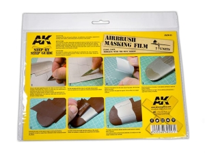 AK AK9045 Airbrush Masking Film (2pcs)