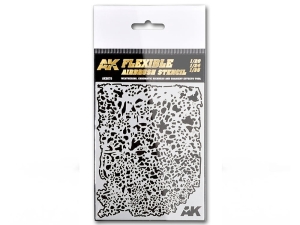 AK AK9079 Flexible Airbrush Stencils 1/20 - 1/24 - 1/35