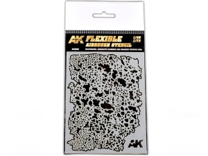 AK AK9080 Flexible Airbrush Stencils 1/48 - 1/72