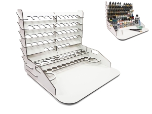 Vallejo 26012 Paint display and work station with vertical storage 40 x 30 cm