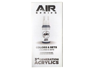 AK Color Chart Flyer: AK AIR Colors and Sets