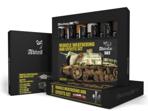 Abteilung 502 OIL SET ABT302 Vehicle Weathering and Effects Set (6x20ml tubes)