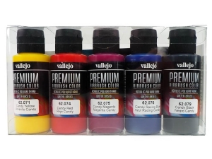 Vallejo PREMIUM Color - Candy Color Set (5x60ml)