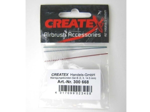 Createx Airbrush Cleaning Brushes Kit B (3pcs = 3, 5, 14.5 mm)
