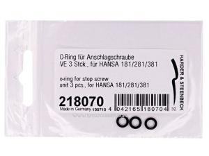 Harder & Steenbeck 218070 O-ring for stop screw, (3pcs), for HANSA 181, 281, 381