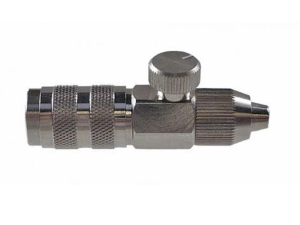 Harder & Steenbeck 104603 Quick coupling ND 2.7mm, adjustable, with screw socket for hose 4x6mm