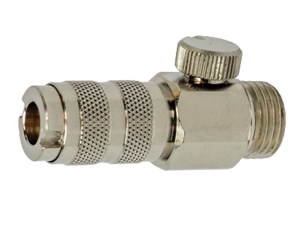 Harder & Steenbeck 104703 Quick coupling ND 2.7mm, adjustable, with G1/8" male