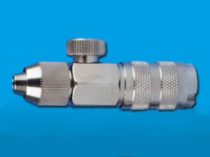 Harder & Steenbeck 104733 Quick coupling ND 2.7mm, adjustable, screw socket for braided hose 3.3x7mm