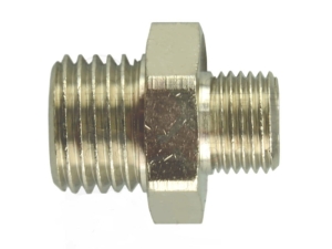 Harder & Steenbeck 105783 Double nipple, G1/8" male - G1/4" male