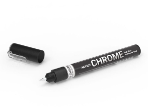 AK Interactive AK1302 METALLIC Liquid Marker - CHROME