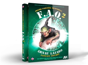 AK Book AK525 FAQ 2 FANTASY FIGURES PAINTING TECHNIQUES by Arnau Lázaro (320 pages) (EN)