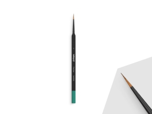 Vallejo Precision B03001 Round Synthetic Brush, Triangular Handle No. 1