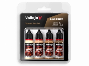 Vallejo Game Color Set 72380 Tanned Skin Set (4x18ml)